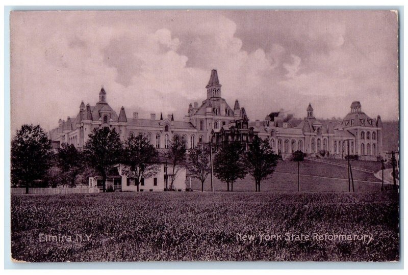 c1905 New York State Reformatory Building Exterior Elmira New York  NY Postcard