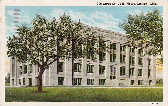 Oklahoma Lawton Comanche County Court House 1943