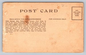 Lake George  New York   Postcard