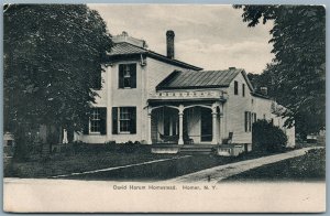 HOMER NY DAVID HARUM HOMESTEAD UNDIVIDED ANTIQUE POSTCARD