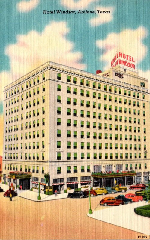 Texas Abilene Hotel Windsor 1950