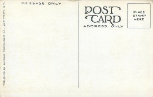 Postcard USA Adirondack mountains Saranac lake