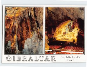 Postcard St. Michael's Cave Gibraltar