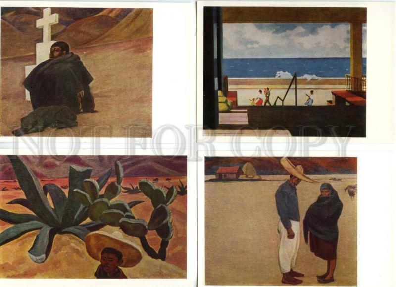 142095 RUSSIA Socialism by OSSOVSKY Complete Set 12 Postcards