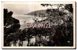 Old Postcard The Beach Plougasnou