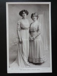 Actress THE MISSES ZENA & PHYLLIS DARE c1909 RP Postcard by Rotary 11491F