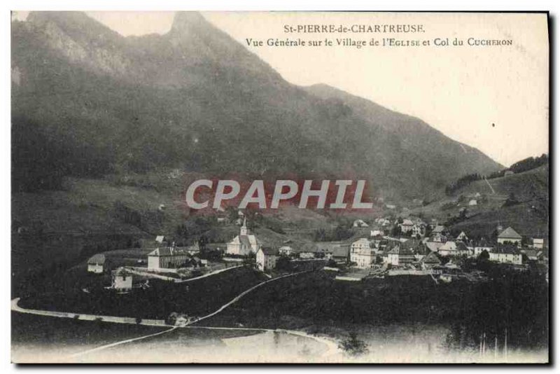 Old Postcard St Pierre de Chartreuse Vue Generale On the Village of L & # 39E...