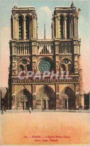 Postcard Old Paris The Notre Dame