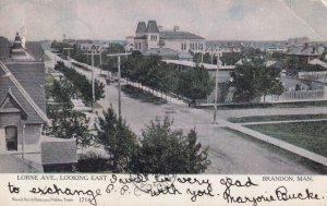 BRANDON, Manitoba, Canada, PU-1905; Lorne Avenue Looking East