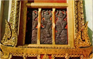 CPM AK THAILAND Bangkok Thailand: Part window of the Marble Temple (344446)