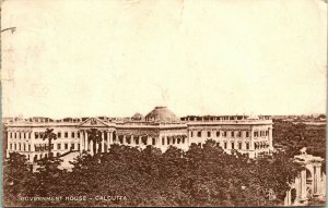 Vtg Postcard Tuck's Sepia - Government House - Calcutta