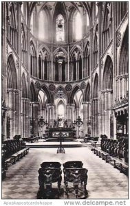 France Bayeux La Cathedrale Le Choeur et le Maitre-Autel Real Photo