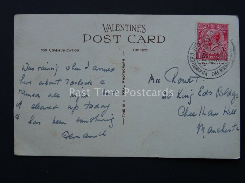 North Wales LLANDUDNO Marine Drive c1920's RP Postcard by Valentine