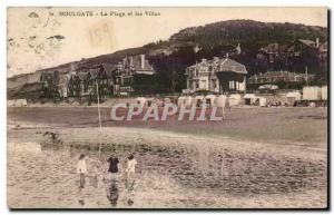 Old Postcard Houlgate Beach and villas