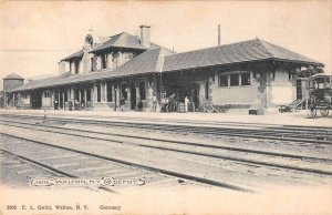 Walton New York Train Station Vintage Postcard AA29850