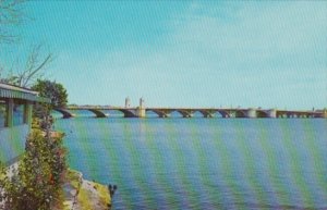 Memorial Bridge Across St John River Palatka Florida