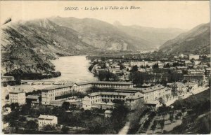 CPA Digne-les-Bains le lycee et la vallee de la bleone (1208412) 