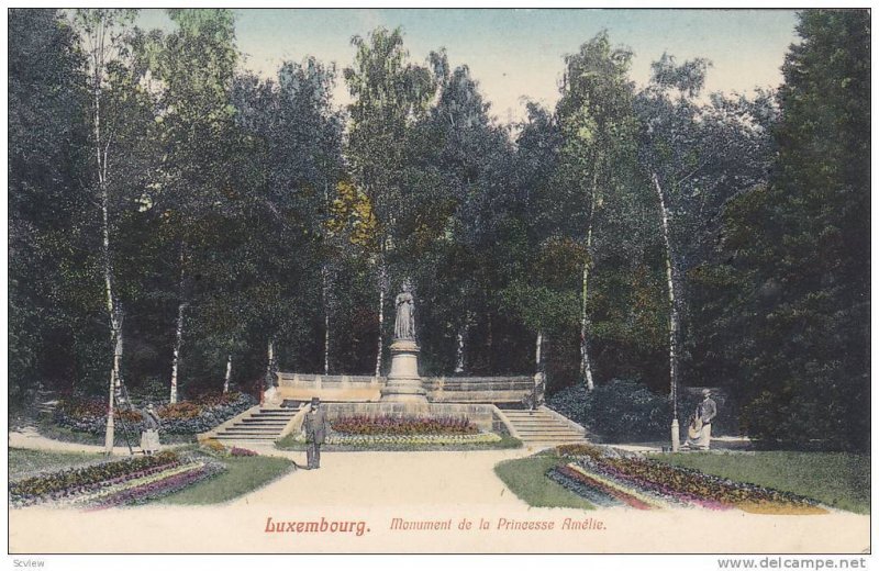 Monument De La Princesse Amelie, Luxembourg, 1910-1920s