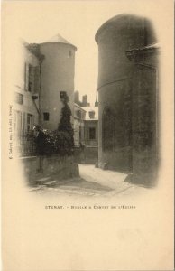 CPA Stenay - Ruellr & chevet de l 'eglise (118554)