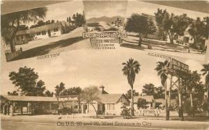 Associated Service English Village Inn roadside 1930s El Centro California 7087