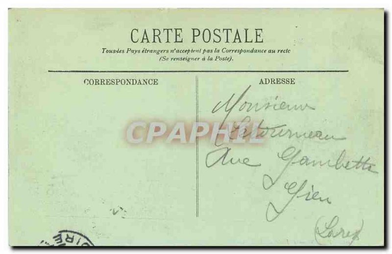 Old Postcard The Paris City Hall