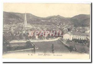 Near Saint Affrique Old Postcard General view