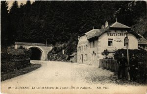 CPA BUSSANG Le Col et l'Entrée du Tunnel (coté de l'Alsace) (455908) 