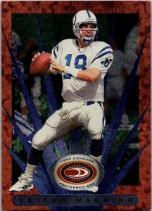 1999 Donruss Football Card Peyton Manning Indianapolis Colts sk9528