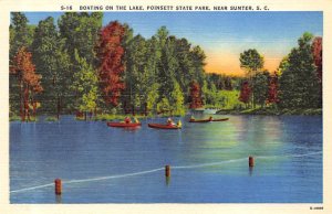 Boating on the lake Poinsett State park Sumter, South Carolina  