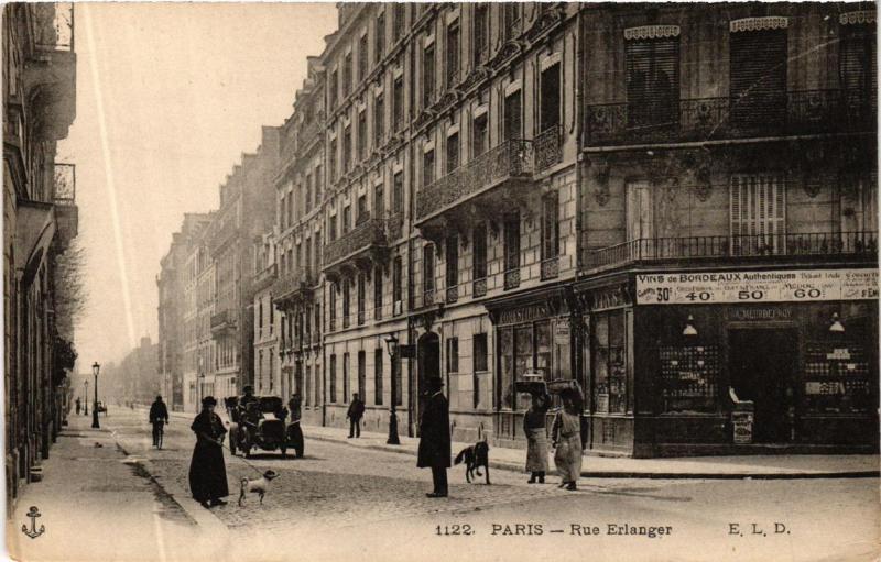 CPA AK PARIS (16e) 1122 Rue Erlanger (536657)