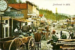 South Dakota Black Hills Deadwood Circa 1875 Main Street