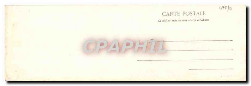 Old Postcard Large Format Cannes Boulevard De La Crolsette 28 * 9 cm