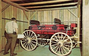 NY, Blue Mountain Lake, New York, Adirondack Museum, Express Wagon