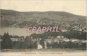 Old Postcard Gerardmer View from the Rock of the Fox