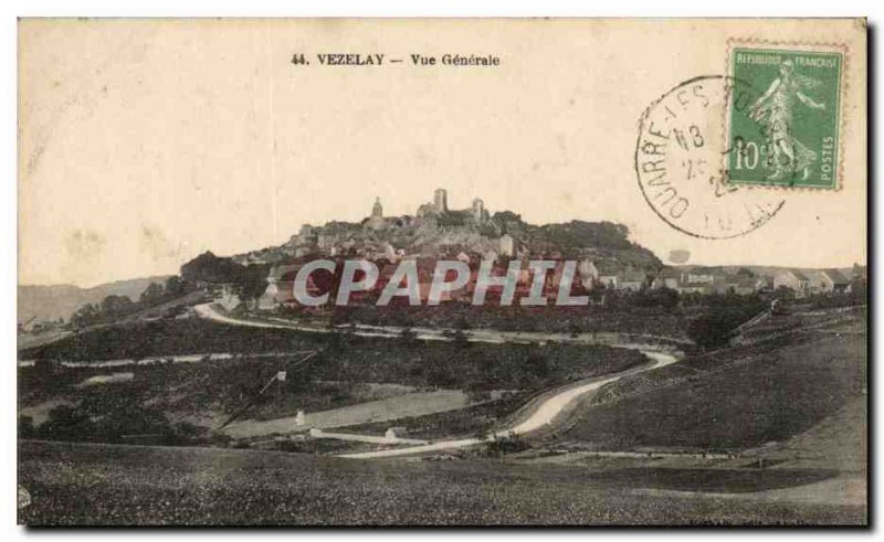 Vezelay - Vue Generale - Old Postcard