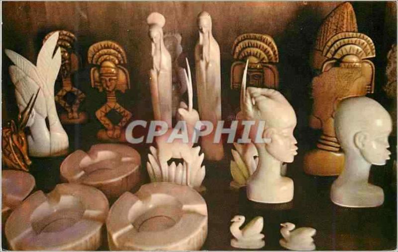  Modern Postcard Central African Republic Objects out of Ivory