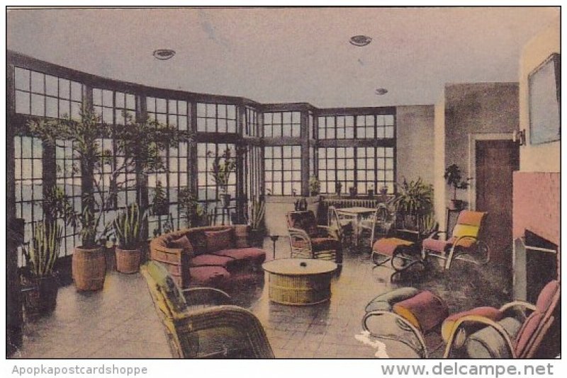 Virginia Luray Solarium At The Mimslyn Hotel Of Distinction Handcolored Alber...