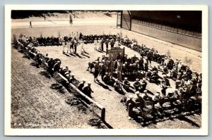 RPPC US Navy   Smoke Harbor Farragut Naval Training Station  Idaho  Postcard