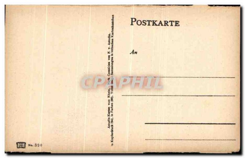 Postcard Old Der Drachenfels