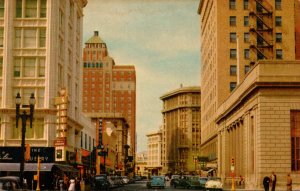 Texas El Paso Mills Street Looking West