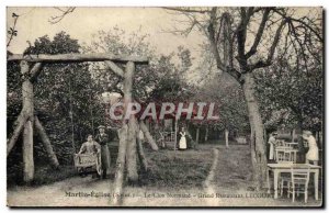 Old Postcard Martin Church The Norman Large restaurant closed Lecourt