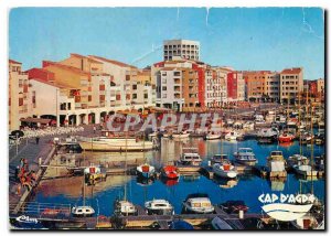 Postcard Modern Agde Herault Port