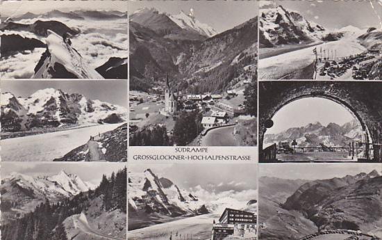 Austria Suedrampe Grossglockner-Hochalpenst rasse Multi View Real Photo