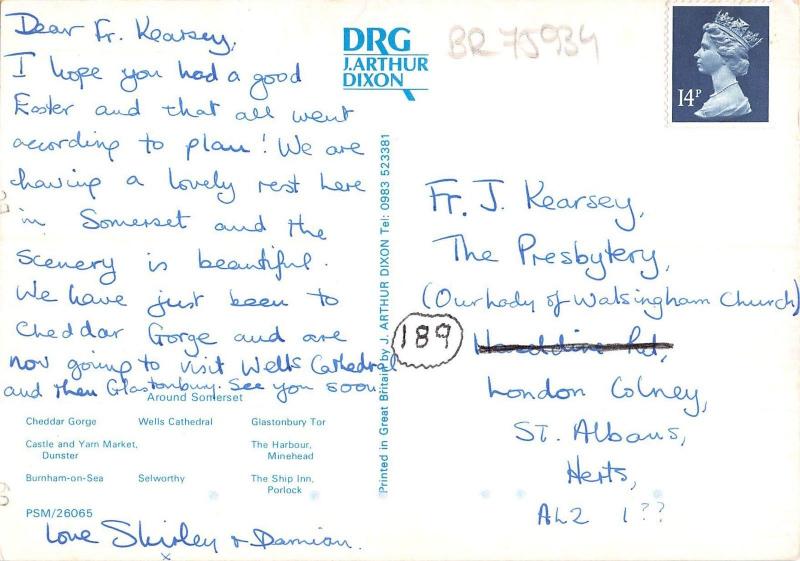 BR75934 around  somerset    uk