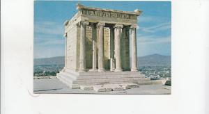 BF25107 athenes temple of wingless victory    greece  front/back image