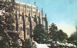 Vintage Postcard Washington Cathedral Mount Saint Alban Washington D.C Religious