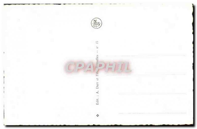 Old Postcard Congress of Brussels Column