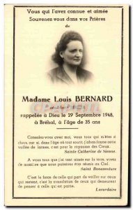 Image pious Mrs. Maria Berbard Louis Perrier Brehal