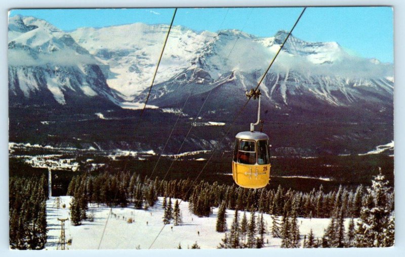 LAKE LOUISE, Alberta Canada ~ WHITEHORN SKI LIFT near BANFF c1970s Postcard