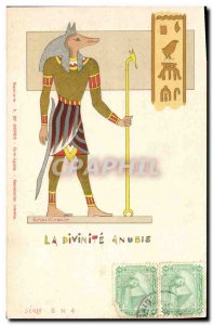 Postcard Ancient Egypt Egypt Anubis The Deity